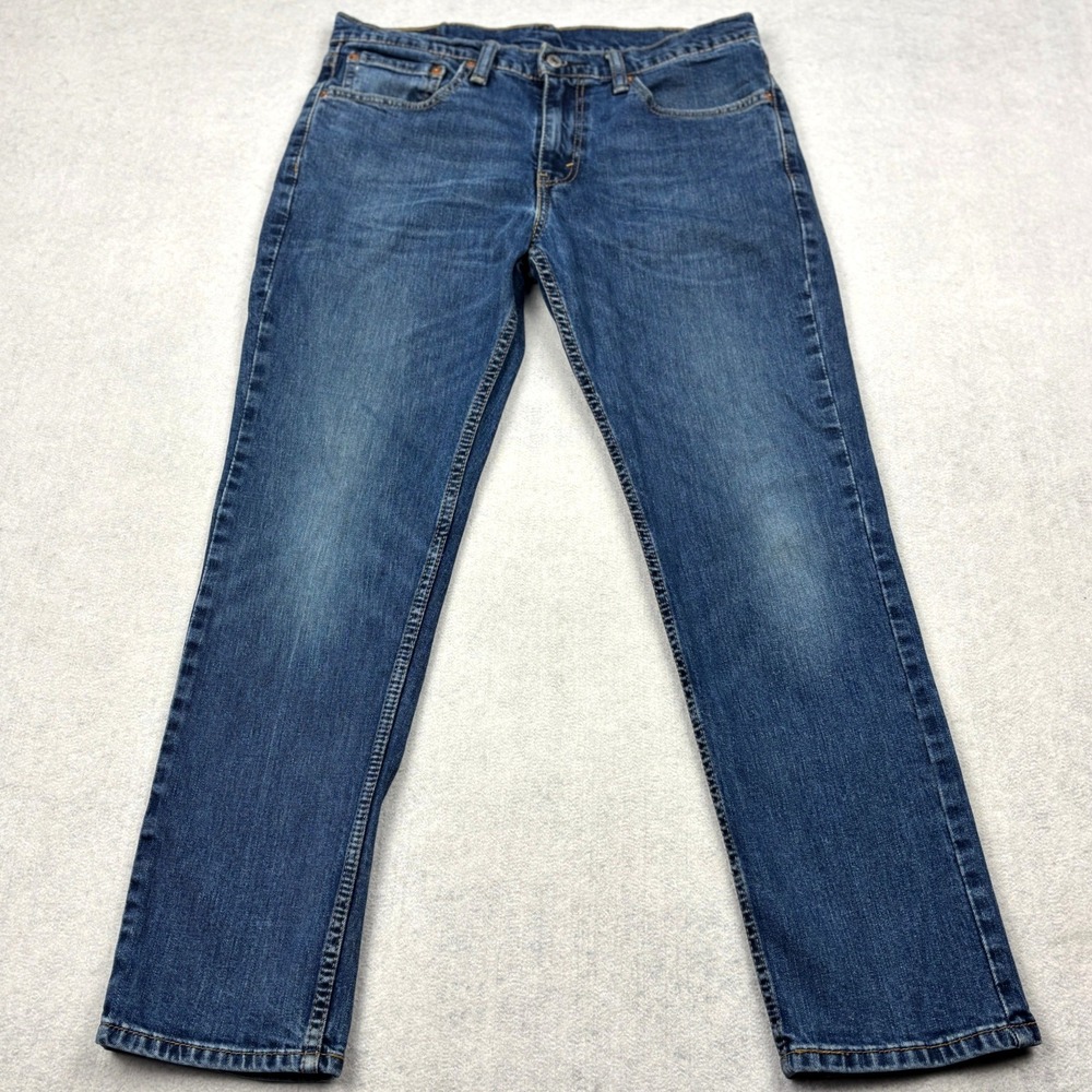 Levis 511 Mens 34x30 Medium Wash Slim Fit Stretch Denim Blue Jeans W34 L30